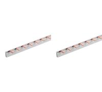 Barre de connexion modulaire, 2 rangées de bornes, 1P, 12 pôles, 210 mm