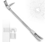 Barre de démolition multifonctionnelle, outil de levier en acier au carbone forgé robuste, 3 en 1 à tête plate, fourche à pointes pour ouverture de boîte à bois et réparation de pneus automatique