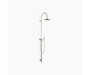 Barre de douche Dornbracht avec mitigeur monocommande, sans douchette à main, douche de tête 300mm, 26024661-06, Couleur: Platine Mat