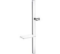 Barre de douche Duravit avec tablette, 800mm, UV0600015005, Couleur: chrome/blanc brillant