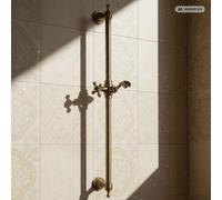 Barre de douche en bronze PaulGurkes - Style rétro et nostalgie