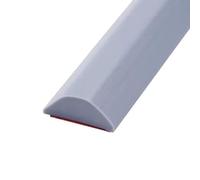Barre de douche en silicone - 100 cm - Bande de protection contre l'eau | Bande d'étanchéité flexible - 3 x 1,2 cm - Pour séparation humide et sèche - Pour salle de bain et cuisine - Transparent