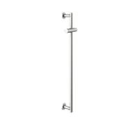Barre de douche KEUCO IMXO 59585210901 hauteur 855 mm, curseur de douche, rosaces rondes, finition inox