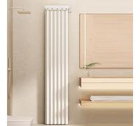Barre de Douche Murale Pliable, sans perçage, rétractable, d'angle, avec Interrupteur d'évacuation, pour Salle de Bain, fenêtre, Placard (Style 3, 2 Plis, 200 cm)