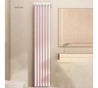 Barre de Douche Pliable et réglable avec Rideau imperméable, sans perçage, en Forme de L/U, rétractable pour Petites salles de Bain et Camping-Cars, Installation Facile, Solution Gain de pla