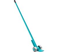 Barre de levage, capacité de charge de 4 tonnes, chariot à levier avec poignée en acier au carbone de 1,4 m, barre de levage avec roues pour grandes palettes, objets lourds, blocs de béton, manutentio