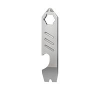 Barre de Levier EDC en Titane,Porte-clés Multi-outils avec Ouvre-bouteille,Clé,Tournevis,Pince pour Accessoires de Camping Multi-outils en Plein Air
