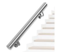Barre de maintien murale - Longueur : 100 cm - Acier inoxydable poli