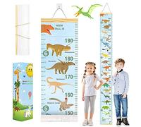 Barre de mesure pour enfant Couteau de taille pour la croissance Barre de mesure Enroulable Tenture murale Hauteur amovible En toile Guide de mesure Règle pour bébé Chambre d'enfant