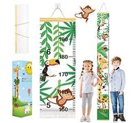 Barre de mesure pour enfant Couteau de taille pour la croissance Barre de mesure Enroulable Tenture murale Hauteur amovible En toile Guide de mesure Règle pour bébé Chambre d'enfant