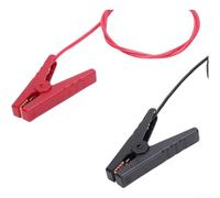 Barre de mise à la terre pour clôture électrique 26 cm pour systèmes | Support de charge solaire efficace, piquet métallique sécurisé, comprend une pince crocodile, longueur 26 cm, finition rouge