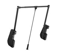 Barre De Penderie Escamotable - Portant Relevable Pour Garde-robe, Largeur Réglable Avec Mécanisme À Retour Progressif, Capacité De Charge Élevée, Idéal Pour Armoires, Dressings Et Placards(564-764cm)