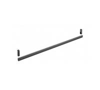 Barre de penderie Excessories en aluminium brun métallisé - 30 x 15 mm - longueur 1 m SALICE