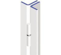 Barre de pivot cornière blanc droite hauteur 2200mm