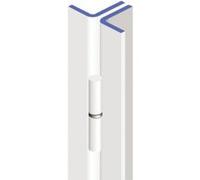 Barre de pivot cornière blanc droite hauteur 2200mm Blanc G