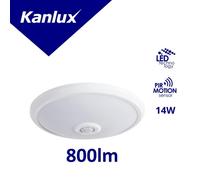 Kanlux Plafonnier LED avec détecteur - Blanc