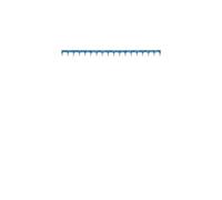 Barre de pontage 1P 63A languette 10mm² bleu 18M (KB163NG)