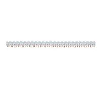 Barre de pontage 3PN 63A languette 10mm² 24m pour disjoncteurs 1PN 1 module G