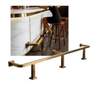 Barre de repose-pieds de bar avec matériel de fixation, barre de support robuste en acier inoxydable avec vis - Main courante durable pour usage commercial et domestique pour restaurants, ba