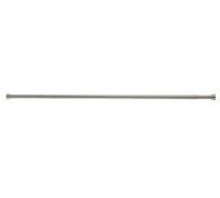 Barre de rideau de douche 125/220 cm, inox brossé, Spirella Kreta