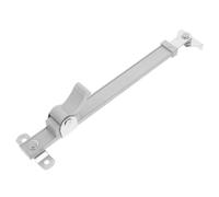 Barre de Sécurité Fenêtre Télescopique en Alliage Aluminium Argenté | Limiteur Intégré, Soutien Anti-vent, Installation Rapide pour Fenêtres Oscillo-battantes, Ventilation Contrôlée et Protection