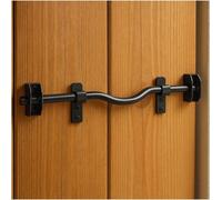 Barre de sécurité pour volet bois, acier, Ø18x460mm, zingué noir - SERRUPRO