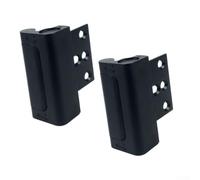 Barre de Sécurité Réglable pour Porte Entrée et Fenêtre - Verrouillage Anti-Effraction en pour aluminium pour robuste 21-46 Pouces(black)