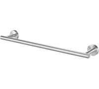 Barre de serviette en acier inoxydable brossé, 50 cm, fixation murale, acier inoxydable SUS304