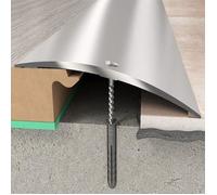 Barre de seuil 70 x 6.55 mm | profilé en aluminium argenté | à visser | Longueur:930 mm