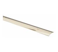 Barre de seuil à visser - laiton poli - longueur 270 cm - largeur 70 mm DINAC