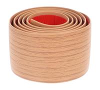 Barre de Seuil Adhésive de Sol en PVC, Vinyle Imitation Bois Khaki | Transition Plus Nette, des Risques de Chute, Limite les Écoulements D’huile, Cuisine et Salon
