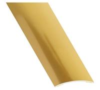 Barre de seuil adhésive - L : 830 mm - l : 30 mm - acier laiton