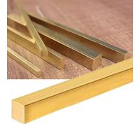 Barre de Seuil Bande de Transition de Plancher en Laiton Bois Vers Carrelage, Moulure de Sol, Bordure Murale, Bande Décorative, Bordure de Garniture en Métal en Laiton Brossé en Aluminium Anodisé(10mm