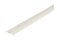 Barre de seuil en aluminium Blanc - CEZAR - 37 X 930 mm - Compense une différence de niveau jusqu'à 14 mm