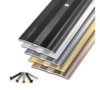 Barre De Seuil En Aluminium De 6 Cm De Large, Rail De Transition Pour Sols | Plate Bande De Transition, Profil De Transition, Pour Joints, Couverture, Bricolage(Silver platinum)