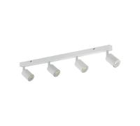 Spot pour plafond Top, blanc, 83 cm, à 4 lampes, métal, GU10 Top TK Lighting, dimmable, blanc, Salon / Salle à manger, Métal, Moderne, Projecteur halogène