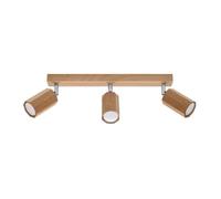 Sollux Lighting plafonnier Zeke SL.1030 3x40 W GU10 chêne massif