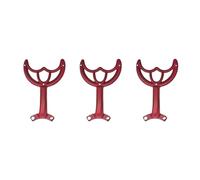 Barre de support pour pales de ventilateur, bras d'équilibrage, zinc, rouge | Construction en alliage de zinc, trou de vis, trou de fixation des pales du ventilateur, barre de support pour plafonnier