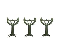 Barre de support pour pales de ventilateur, bras d'équilibrage, zinc, vert | Construction en alliage de zinc, trou de vis, trou de fixation des pales du ventilateur, barre de support pour plafonnier