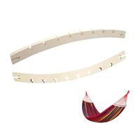 Barre d'écartement de hamac en Bois - 2 poteaux de Balancement à 10 Trous, Accessoires en Bois,Barre d'Écartement de Hamac d'Extérieur,pour Camping Balcon Patio Appartement Jardin Porche Randonnée