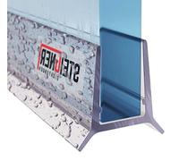 Barre d'étanchéité pour douche - Profil d'évacuation - Étanchéité pour douche - Polyvalente - 80 cm - Transparente