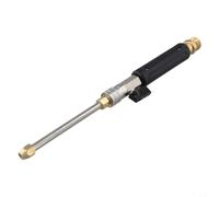 Barre d'extension de nettoyeur haute pression en laiton et acier inoxydable avec pour nettoyage de jardin de voiture Rv M22-14 Connecteur 35 cm pour lance d'eau de lavage robuste avec plusieurs