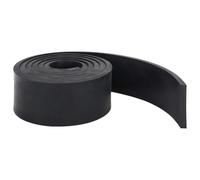 Barre en caoutchouc noire 300 x 8 x 1 cm pour souffleuse à neige avec double couche de maille, résistante aux intempéries, fonctionnement silencieux, protège l'allée, le trottoir, la terrasse des