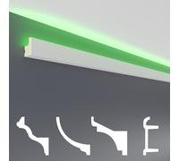 Barre en stuc LED HEXIM 2 m pour éclairage indirect de plafond profils LED1...