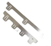 Barre Gap Four Acier Inoxydable 27.5" Chaleur(K03 Silver) | Installation en une seconde, ajustable jusqu'à 27.5 pouces, outils, immédiat