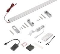 Emuca Kit barre pour armoire Luxe, ruban LED Neonlynx V, détecteur de mouvement RF Smart, blanc chaud 2.700K