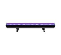 Barre LED murale 24x4W RGBW 4-en-1 DMX 512, éclairage for DJ, discothèque, réunions de famille, fêtes, concerts,Haute sensibilité(18x10W Black 4-in-1)