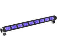 Showlite UL-9 UV-Bar - Lumière Noire, 9 LEDs UV De 3 W Chacune