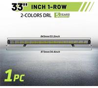 Barre lumineuse à LED, conception de faisceau combiné, meilleure que la protection IP68, 32 pouces avec DRL