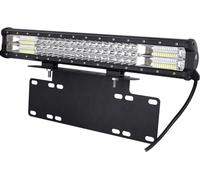 Barre lumineuse à LED, design à trois rangées, longueur 20 pouces, pas de câblage